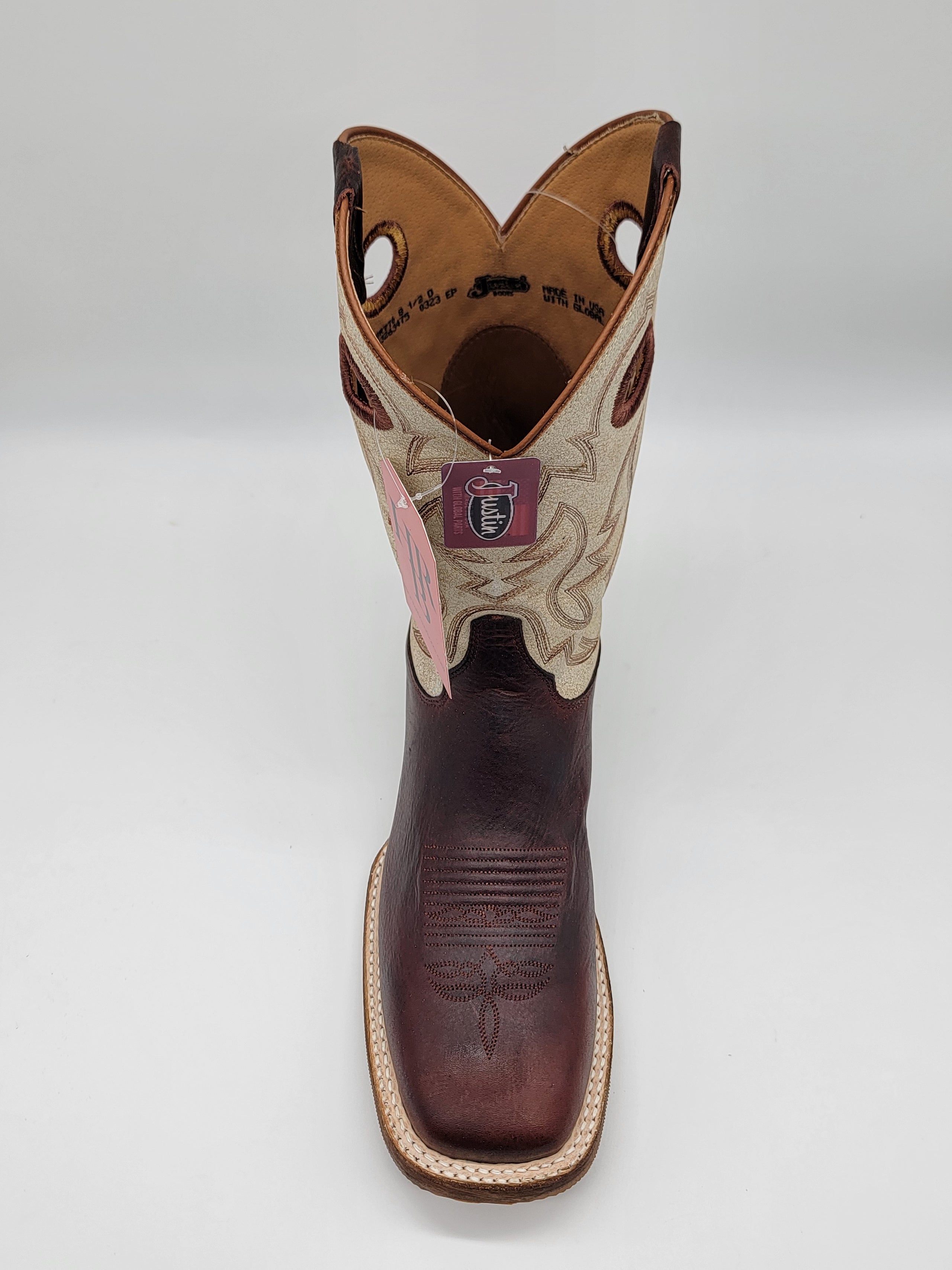 Justin Men s Bent Rail Caddo Cognac BR776
