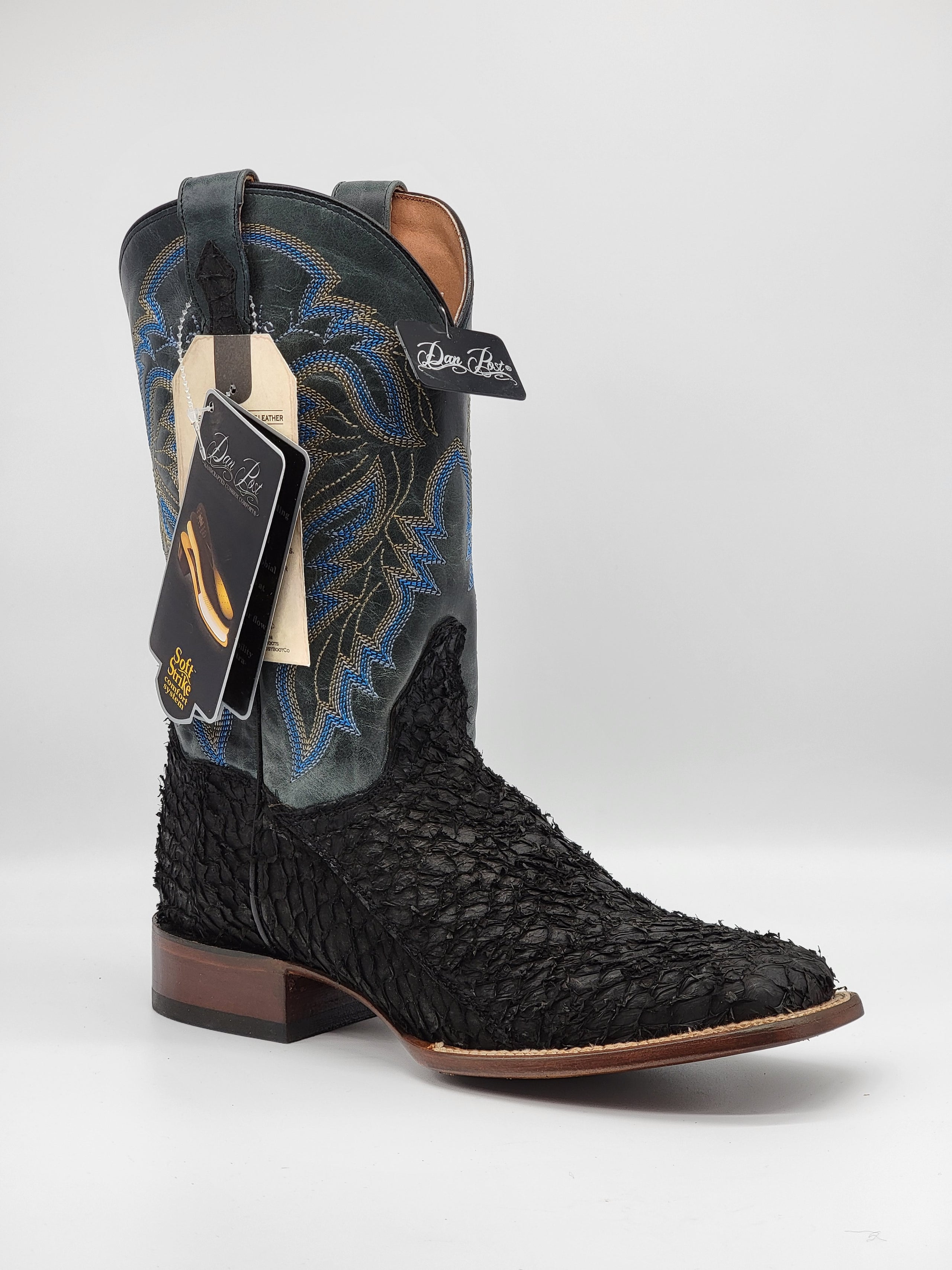 Dan Post Black Sea Bass BS DPP3938 Half River Boots