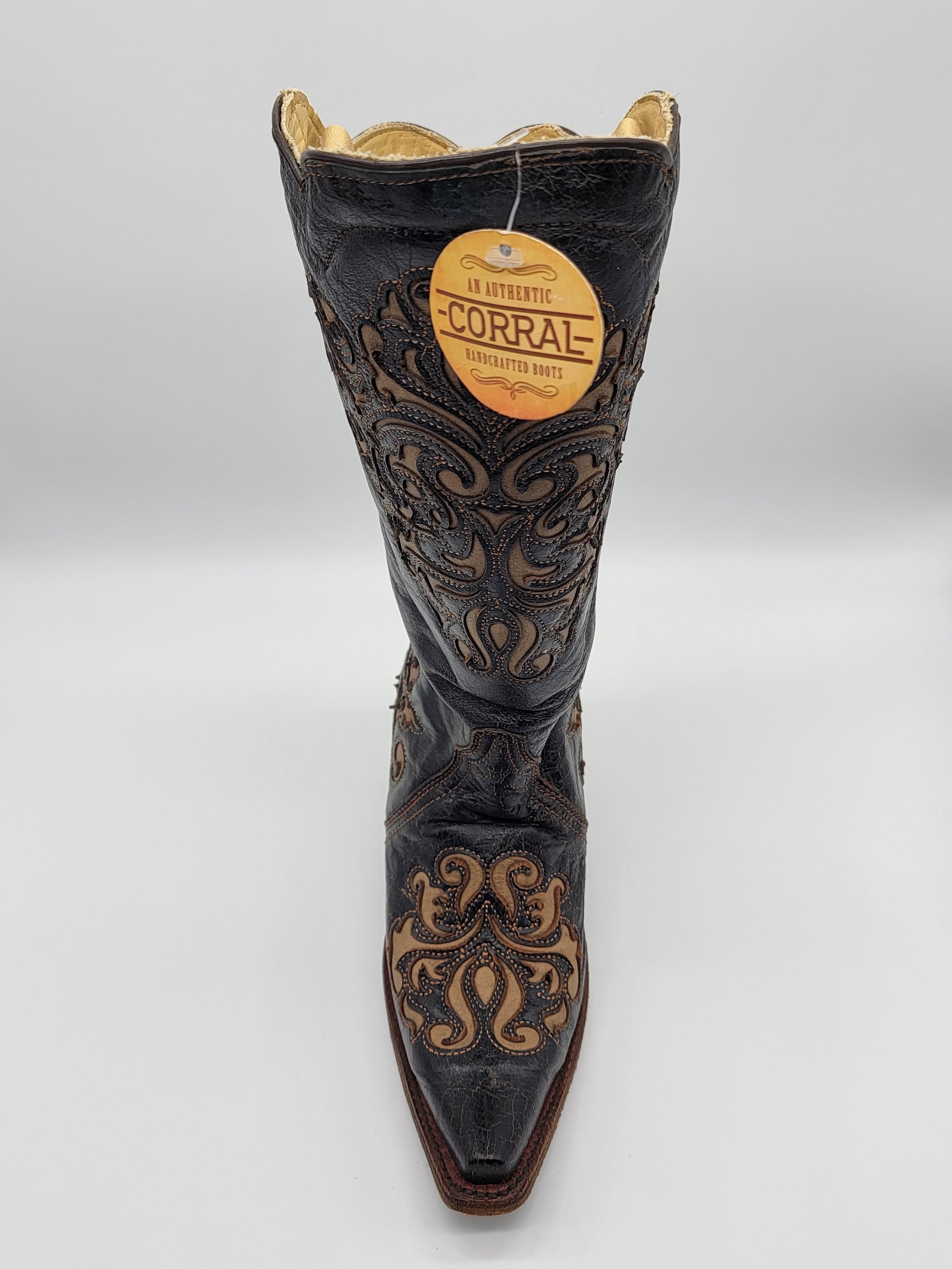 Corral black bone inlay boots hotsell