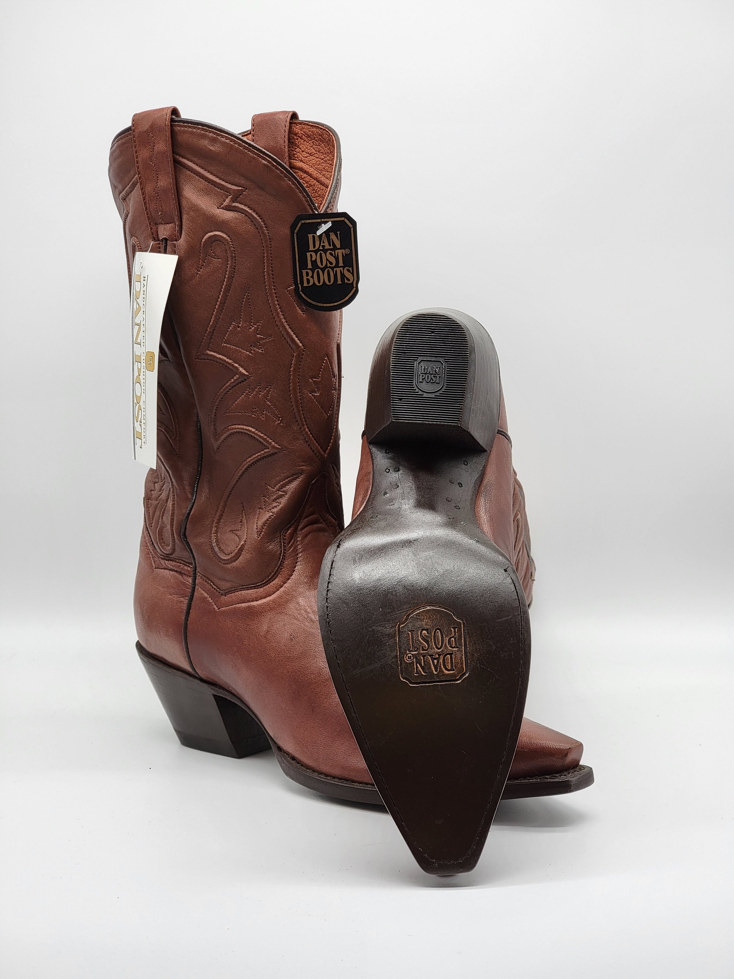 Dan post mignon leather cowboy boots sales