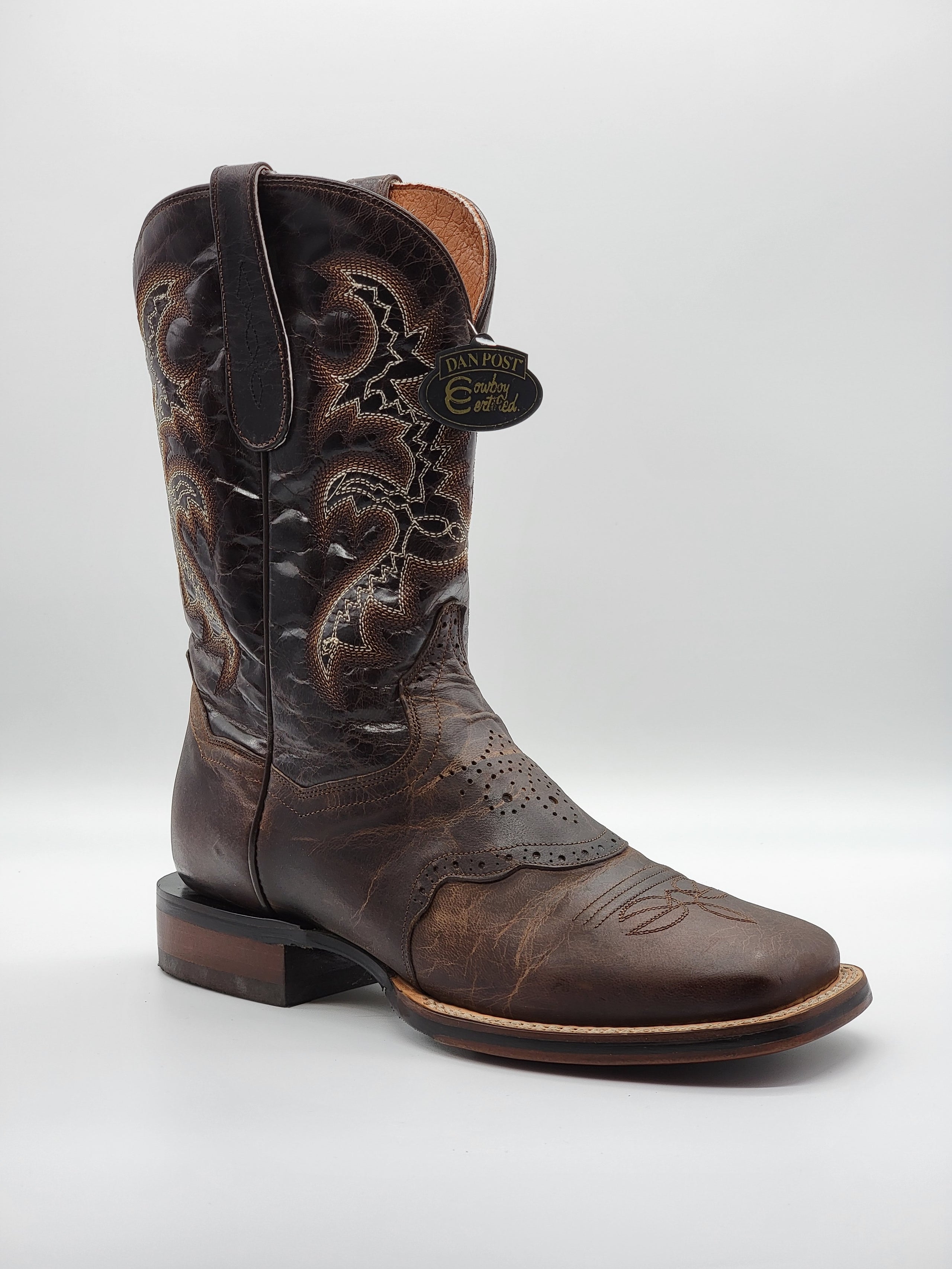 Dan Post Men s Tan Brown Hensley Snip DP2571 Half River Boots