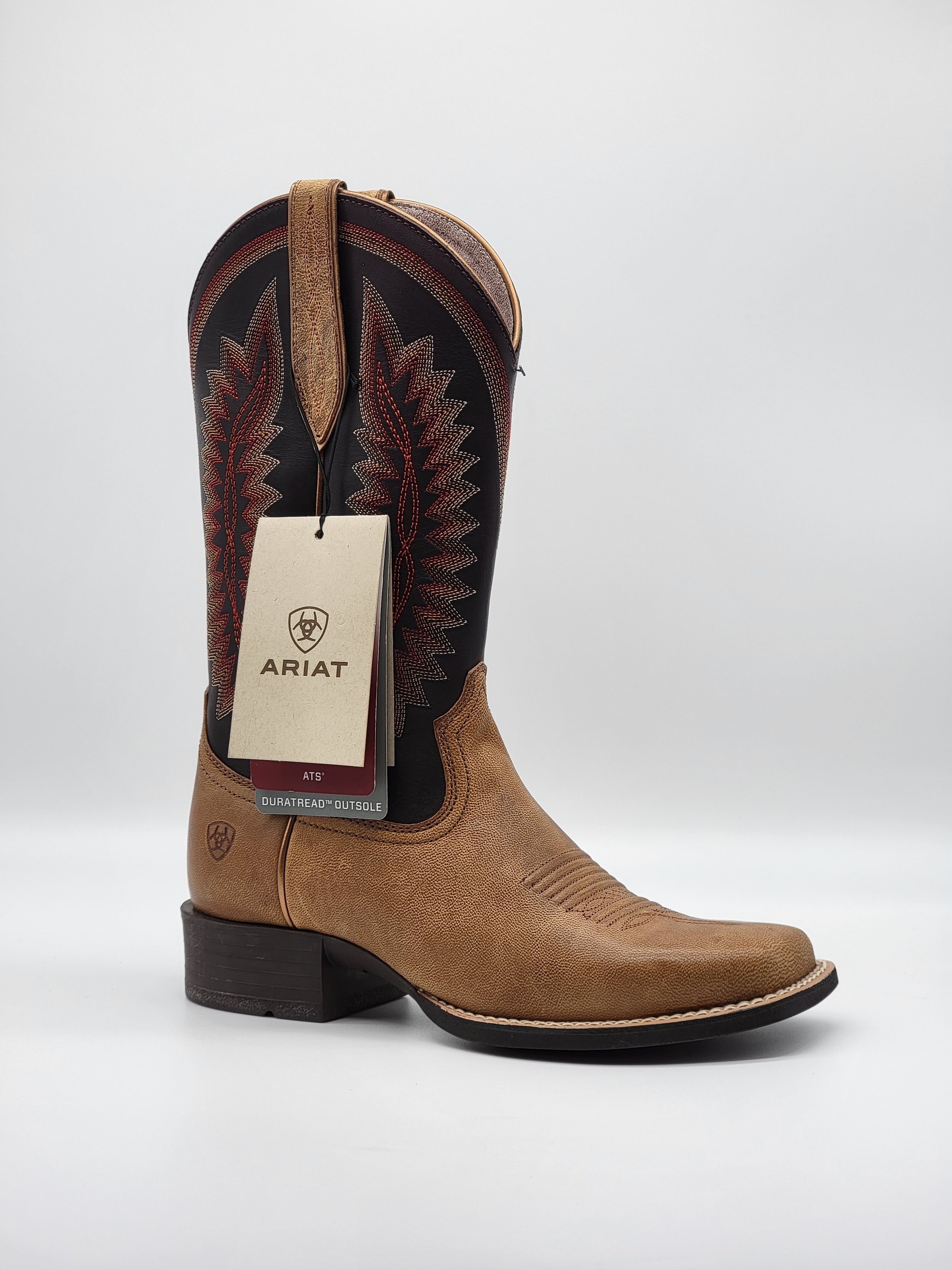 Ariat Quickdraw Legacy Almond Bluff Shadow Purple 10029637 Half River Boots