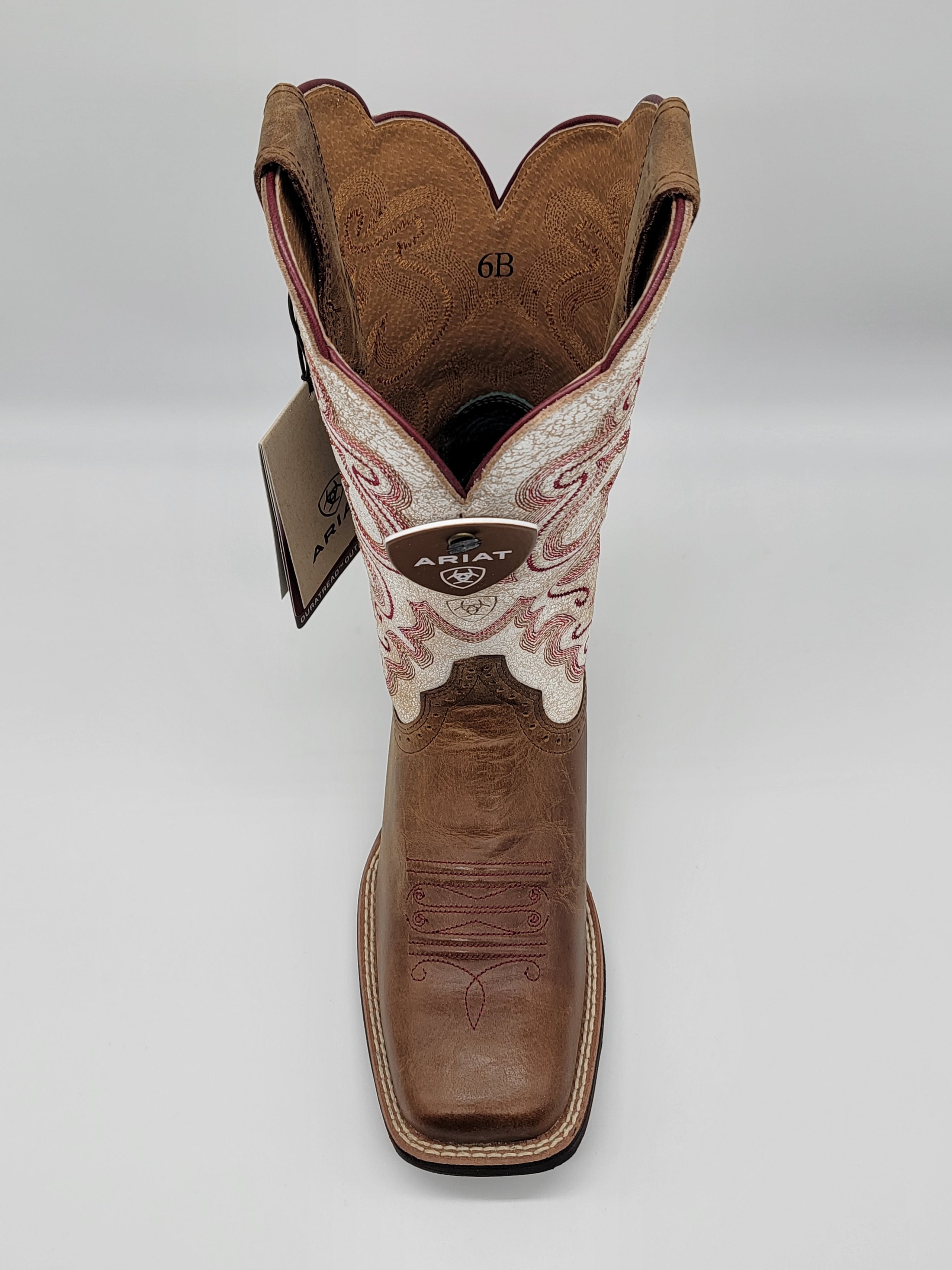 Ariat Women s Quickdraw Sandstorm Distressed White 10015318 Half River Boots