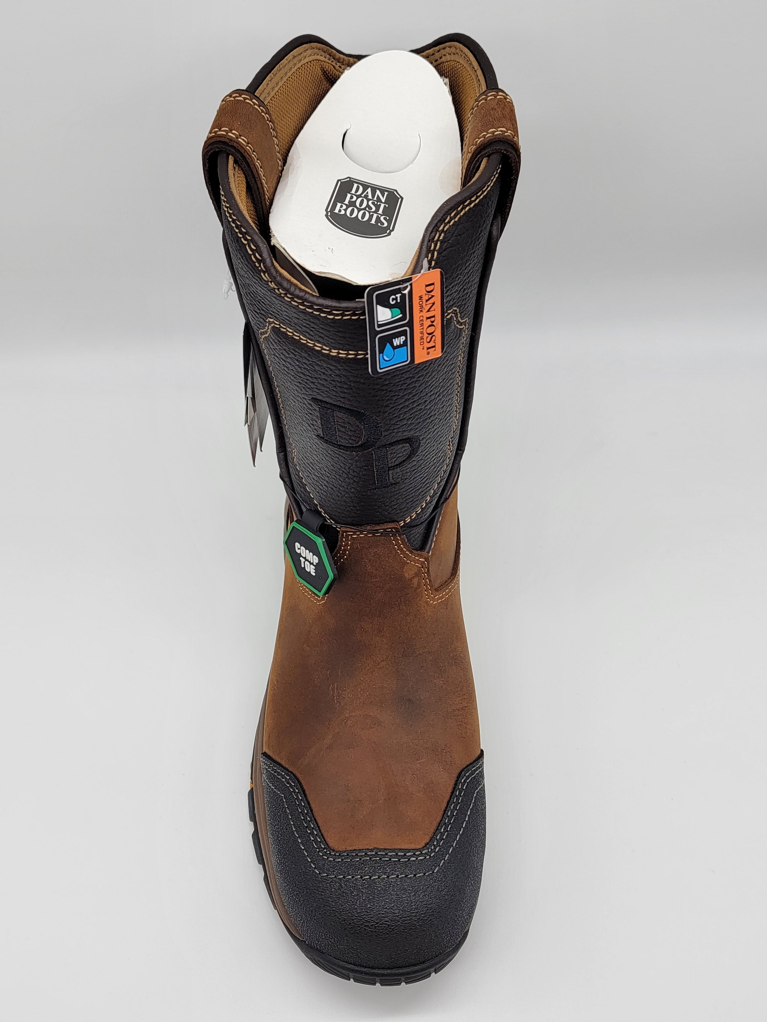 Dan Post Men s Jax Brown Composite Toe DP59446 Half River Boots